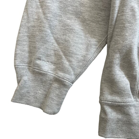 Moods bad. Womens Heavyweight Cotton Crewneck Sweatshirt Light Gray Size Medium - Picture 6 of 13